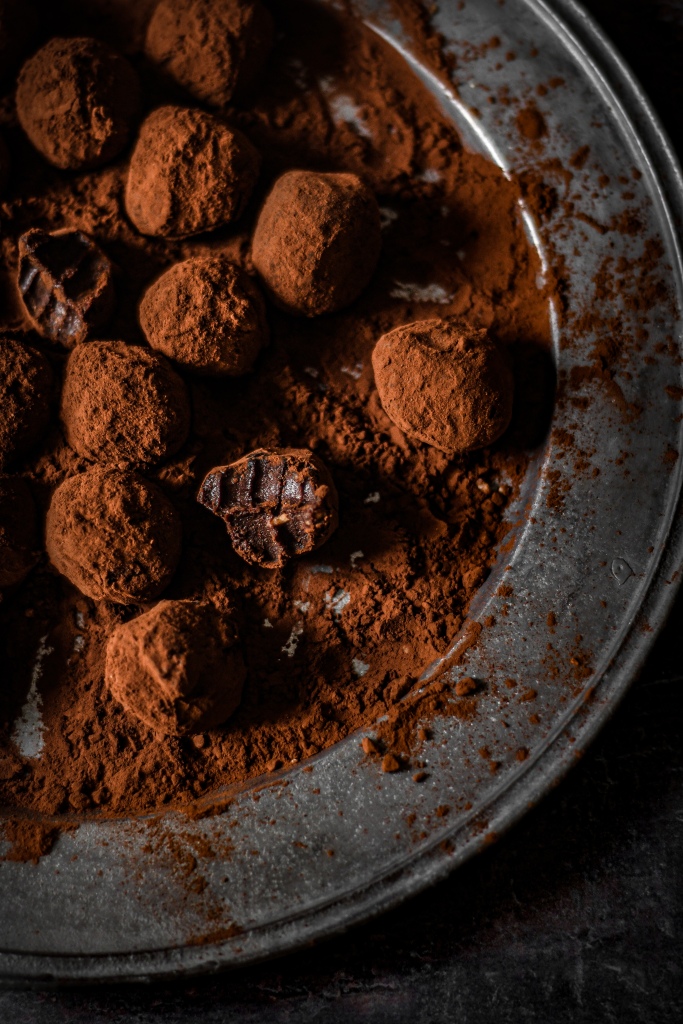 Chocolate hazelnut truffles